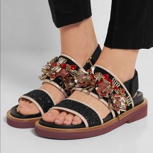NEW NIB Marni glitter sandals - Size 9